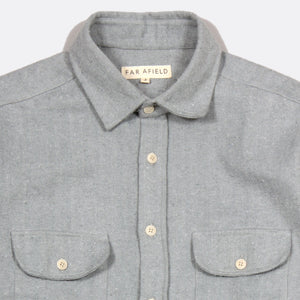 Workwear Shirt Tradewinds Grey by Far Afield