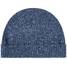 Load image into Gallery viewer, Donegal Ribbed Beanie - Ocean Blue