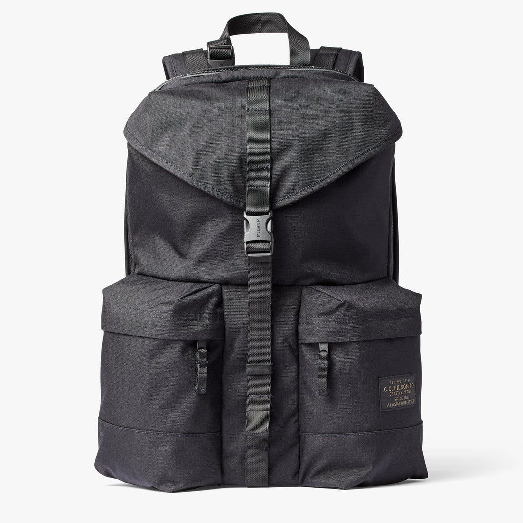 Ripstop Nylon Backpack - Black by Filson