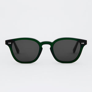 River Bottle green - gradient grey lens by Monokel Eyewear