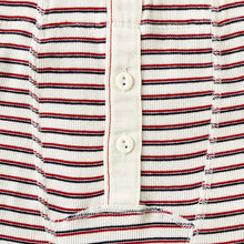 Load image into Gallery viewer, Albar Stripe Natural Red Marine by Hemen Biarritz