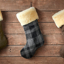 Load image into Gallery viewer, Christmas Stocking Sock - Gray Black by Filson