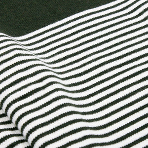 Combin Stripe Knit - Peat Egret by Far Afield