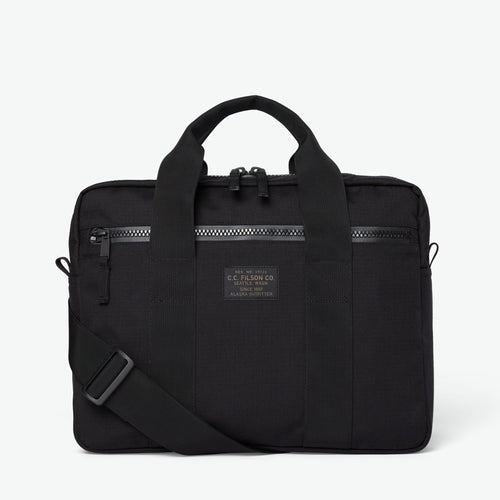 Ripstop Nylon Compact Briefcase - Black