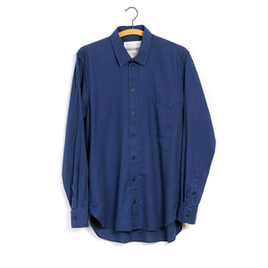 Henning Casual Classic Shirt - Indigo by Hansen Garments