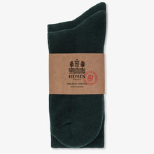 Load image into Gallery viewer, Solid Socks Vert Oihan 2-pack by Hemen Biarritz