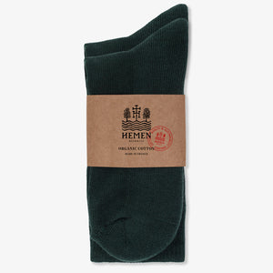 Solid Socks Vert Oihan 2-pack by Hemen Biarritz