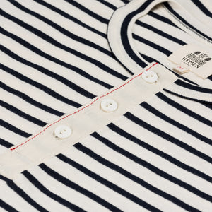 Luzien Breton Stripe Natural Marine by Hemen Biarritz