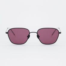 Load image into Gallery viewer, Otis Black - Pink solid lens by Monokel Eyewear