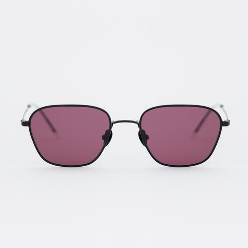 Otis Black - Pink solid lens by Monokel Eyewear