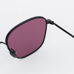 Otis Black - Pink solid lens by Monokel Eyewear