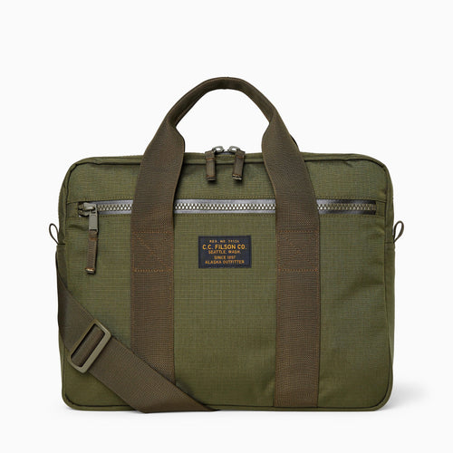 Ripstop Nylon Compact Briefcase - Surplus Green